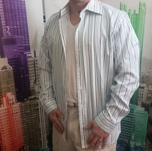 Large Express Design Studio button down stripe